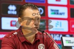 3. Liga; FC Ingolstadt 04 - Rot-Weiss Essen; Pressekonferenz Interview Cheftrainer Uwe Koschinat (RWE)