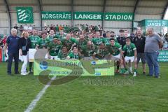 Kreispokal - Saison 2023/24 - FC Gerolfing - BC Attaching - TotopokalSieger FC Gerolfing - jubel - Ludwig Schmidt 1.voli - Foto: Meyer Jürgen