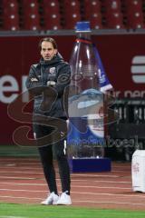 2.BL; 1. FC Nürnberg - FC Ingolstadt 04; Cheftrainer Rüdiger Rehm (FCI) an der Seitenlinie, Spielerbank