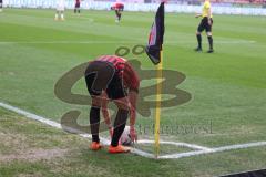 3.Liga - Saison 2022/2023 - FC Ingolstadt 04 -  - FC Freiburg II - David Kopacz (Nr.29 - FCI) - beim Eckstoss - Foto: Meyer Jürgen