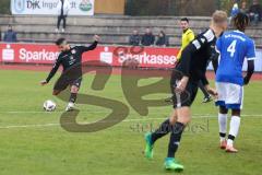 Kreisliga - Saison 2022/2023 - DJK Ingolstadt - Türk.SV Ingolstadt - Freistoss durch  - Melih Soysal  schwarz Türk SV am Ball -  - Foto: Meyer Jürgen