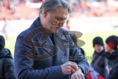 2024_1_20 - 3. Liga - Saison 2023/24 - HallescherFC - FC Ingolstadt 04 -  - Geschäftsführer  Dietmar  Beiersdorfer (FC Ingolstadt 04) - XXXXX - Foto: Meyer Jürgen