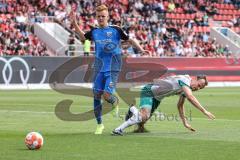 2.BL; FC Ingolstadt 04 - Werder Bremen, Christian Gebauer (22, FCI) Groß Christian (36 Bremen)