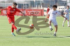 A-Junioren Bundesliga  - Saison 2023/24 - A-Junioren - FC Ingolstadt 04 - 1.FC Heidenheim - Berk Beran FCI - XXXXX - Foto: Meyer Jürgen