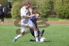 Kreisliga - Saison 2022/2023 - TSV Gaimersheim - FC Sandersdorf - Florian Ihring weiss Gaimersheim - Christian Geß blau Sandersdorf - Foto: Meyer Jürgen