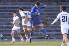 Bayernliga Nord - Saison 2025/26 - FC Ingolstadt 04 II - Würzburger FV - Can Paylan Nr.19 - FC Ingolstadt II) - Fabio Hock blau Würzburg - Foto: Meyer Jürgen