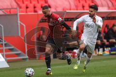 3. Liga - Fußball - FC Ingolstadt 04 - SV Meppen - Fatih Kaya (9, FCI) Amin Hassan (7  Meppen)