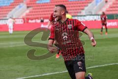 3. Liga - FC Bayern 2 - FC Ingolstadt 04 - Tor, 2:1 Jubel, Fatih Kaya (9, FCI)