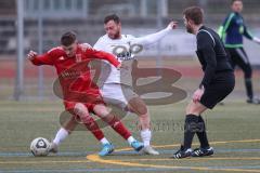 2024_2_4 - Bezirksliga - Saison 2023/24 - Freundschaftsspiel - TSV Gaimersheim - DJK Limes - Thomas Schreiner weiss Gaimersheim - Tobias Stark
rot Limes - Foto: Meyer Jürgen