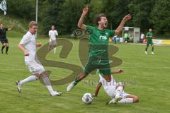 BZL Oberbayern Nord - Testspiel - TSV Aiglsbach - SV Manching - Josef Huber grün Manching - Foto: Jürgen Meyer