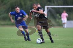 Bezirksliga - Saison 2025/26- TSV Gaimersheim - ASV Dachau - Nicolae Nechita (Nr.19 - TSV Gaimersheim) - Stefan Aust blau Dachau - Foto: Meyer Jürgen