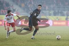 3. Liga; SSV Jahn Regensburg - FC Ingolstadt 04; Fredrik Carlsen (8, FCI) Bauer Benedikt (26 SSV)