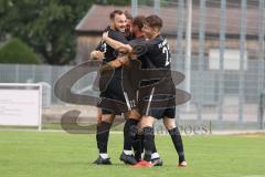 Kreisliga - Saison 2022/2023 - TSV Gaimersheim - SV Hundszell -  0:1 Führungstreffer durch Marcel Posselt Hundszell - Jubel  - Foto: Meyer Jürgen