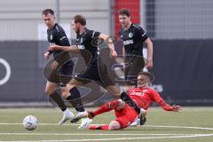 Bayernliga Nord - Saison 2023/24 - FC Ingolstadt 04 II - SC Eltersdorf- Mario Götzendorfer (Nr.23 - FCI) - Karmann Andre schwarz Eltersdorf - Foto: Meyer Jürgen