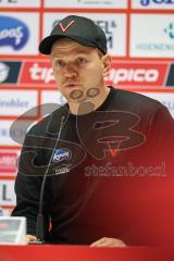 3. Liga; FC Viktoria Köln - FC Ingolstadt 04; Pressekonferenz Interview Cheftrainer Marian Wilhelm (VK)