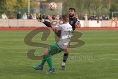 Kreisliga - FC Fatih Ingolstadt - FC Gerolfing - Aycan Korkmaz schwarz #10 Fatih - Philipp Haunschild weiss Gerolfing - Foto: Jürgen Meyer