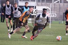 2.BL; FC Ingolstadt 04 - Trainingsstart nach Winterpause, Neuzugänge, Hans Nunoo Sarpei (FCI) und Florian Pick (FCI)