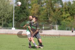Bezirksliga - Saison 2025/26 - FC Fatih Ingolstadt - FC Gerolfing - Ahmet Altay (Nr.25 - FC Gerolfing) - Faruk Rencber (Nr.20 - FC Fatih Ingolstadt) - Foto: Meyer Jürgen
