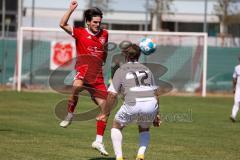 Kreisliga - Saison 2022/2023 - Türk.SV Ingolstadt - DJK Ingolstadt - Halil Akinci weiss DJK Ingolstadt - Eray Genc rot Türk.SV Ing.- Foto: Meyer Jürgen