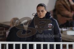 3. Liga; 1. FC Schweinfurt 05 - FC Ingolstadt 04; vor dem Spiel Cheftrainerin Sabrina Wittmann (FCI)