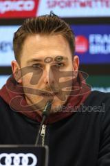 3. Liga; FC Ingolstadt 04 - SC Verl; Pressekonferenz Interview Cheftrainer Tobias Strobl (Verl)
