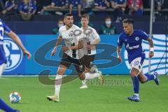 2.BL; FC Schalke 04 - FC Ingolstadt 04; Nassim Boujellab (8, FCI) Zalazar Rodrigo (10 S04)