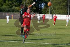 A-Junioren Bundesliga Süd/Südwest - Saison 2021/22 - FC Ingolstadt 04  - SpVgg Greuther Fürth - Jeroen Krupa rot FCI  - Max Böhnke Torwart Greuther Fürth - Foto: Jürgen Meyer