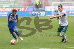 2.BL; FC Ingolstadt 04 - Werder Bremen, Hawkins Jaren (20 FCI) Groß Christian (36 Bremen)