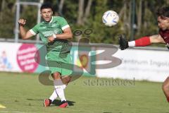 Kreisliga - Saison 2023/2024 - FC Gerolfing - Türk SV Ingolstadt - Anastasios Porfyriadis grün Gerolfing - Foto: Meyer Jürgen