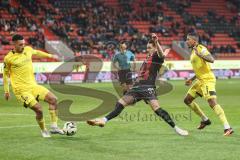 3. Liga; FC Ingolstadt 04 - Alemannia Aachen; Pascal Testroet (37, FCI) Heister Florian (19 AA) Hanraths Mika (15 AA)