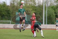 Bezirksliga - Saison 2022/2023 - FC Fatih Ingolstadt - VSST Günzelhofen - Qendrim Beqiri grün Günzelhofen - Mehmet Sin rot Fatih - Foto: Meyer Jürgen