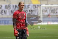 2.BL; Dynamo Dresden - FC Ingolstadt 04, Warmup Torwart Robert Jendrusch (1, FCI)