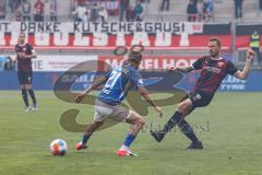 2.BL; FC Ingolstadt 04 - FC Hansa Rostock; Marcel Gaus (19, FCI) Omladic Nik (21 Hansa)