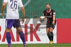 DFB Pokal; FC Ingolstadt 04 - Erzgebirge Aue; Marc Stendera (10, FCI) regt sich auf