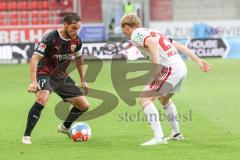 2.BL; FC Ingolstadt 04 - 1. FC Nürnberg - Michael Heinloth (17, FCI) Handwerker Tim (29 , 1.FCN)