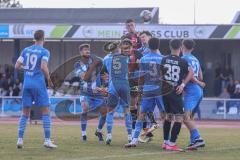 Toto-Pokal; FV Illertissen - FC Ingolstadt 04; Ecke Mladen Cvjetinovic (19, FCI) Kopfball Pascal Testroet (37, FCI) Kopf Alexander (5 FVI) Jeck Niklas (22 FVI) Omore Liam (3 FVI) Deniz Zeitler (38, FCI) Milic Denis (21 FVI)