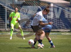 Testspiel - 2. Bundesliga Frauen - Saison 2026/27  - FC Ingolstadt 04 Frauen -  - Emma Kusch (Nr.9 - FCI Frauen) - Marlen Helmstetter blau Hoffenheim  - Foto: Meyer Jürgen