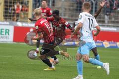 3.Liga - Saison 2022/2023 - TSV 1860 München - FC Ingolstadt 04 - Hans Nunoo Sarpei (Nr.14 - FCI) - Foto: Meyer Jürgen