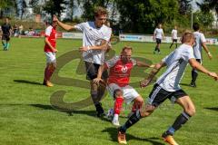 A-Klasse - Saison 2022/2023 - SV irsching - Knodorf - TV 1911 Vohburg  - Tobias Bauerweiss Irsching - Florian Heckner rot Vohburg -  Foto: Meyer Jürgen