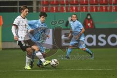 U 21-Länderspiel Deutschland – San Marino; Noah Katterbach (3 GER) Federico Dolcini (SM 4)