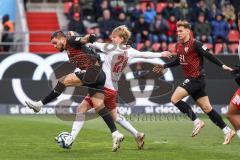 3. Liga; FC Ingolstadt 04 - 
Rot-Weiss Essen; Torchance Pascal Testroet (37, FCI) Götze Felix (24 RWE) Simon Lorenz (32, FCI)