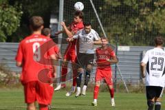 Bayernliga Nord - Saison 2023/2024 - FC Ingolstadt 04 - FC Coburg - Herbert Paul  (Nr.26 - FCI U21) - Aykut Civelek weiss COBURG - Foto: Meyer Jürgen