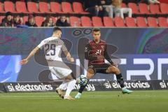 3. Liga; FC Ingolstadt 04 - Erzgebirge Aue; Marcel Costly (22, FCI) Rosenlöcher Linus (29 Aue)