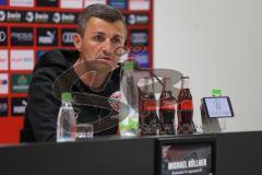 3.Liga - Saison 2022/2023 - FC Ingolstadt 04 -  - Pressekonferenz - Cheftrainer Michael Köllner (FCI)-  - Foto: Meyer Jürgen