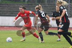 2. Fußball-Liga - Frauen - Saison 2022/2023 - FC Ingolstadt 04 - RB Leipzig - Vidovic Paula (Nr.11 - FC Ingolstadt 04 ) - Graf Luca Marie schwarz Leipzig - Foto: Meyer Jürgen