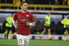 DFB Pokal; Borussia Dortmund - FC Ingolstadt 04; vor dem Spiel Denis Linsmayer (23, FCI)