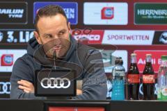 3. Liga; FC Ingolstadt 04 - MSV Duisburg; Pressekonferenz Interview Cheftrainer Dietmar Hirsch (MSV)