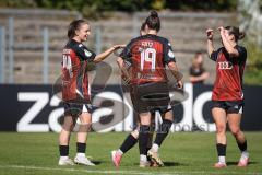 DFB—Pokal 1. Hauptrunde -  Saison 2026/27  - FC Ingolstadt 04 Frauen - 1. FSV Mainz 05 - Der 1:0 Führungstreffer durch Stefanie Reischmann (Nr.24 - FCI Frauen) - jubel  - Foto: Meyer Jürgen