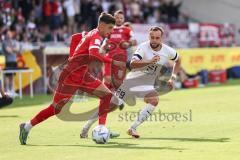Toto-Pokal Finale; Würzburger Kickers - FC Ingolstadt 04; Yannick Deichmann (20, FCI) Zaiser Maximilian (18 WK)