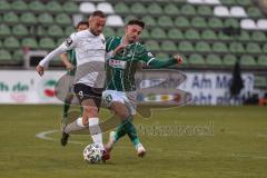 3. Liga - VfB Lübeck - FC Ingolstadt 04 - Fatih Kaya (9, FCI) Rieble Nico (27 Lübeck)